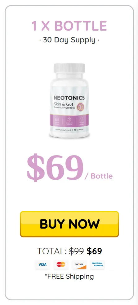 neotonics official website 1 Bottle 30-Day Supply